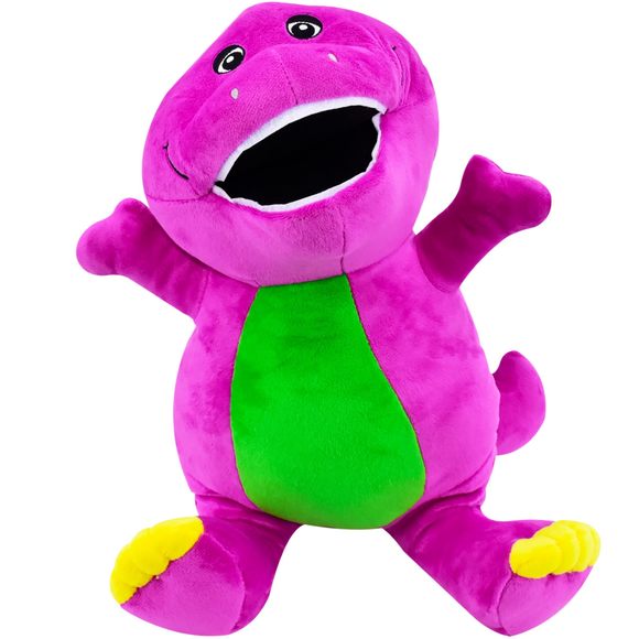 Barney Plush Backpack, Mini Handbag With Adjustable Shoulder Straps, Purple :) - Picture 1 of 6
